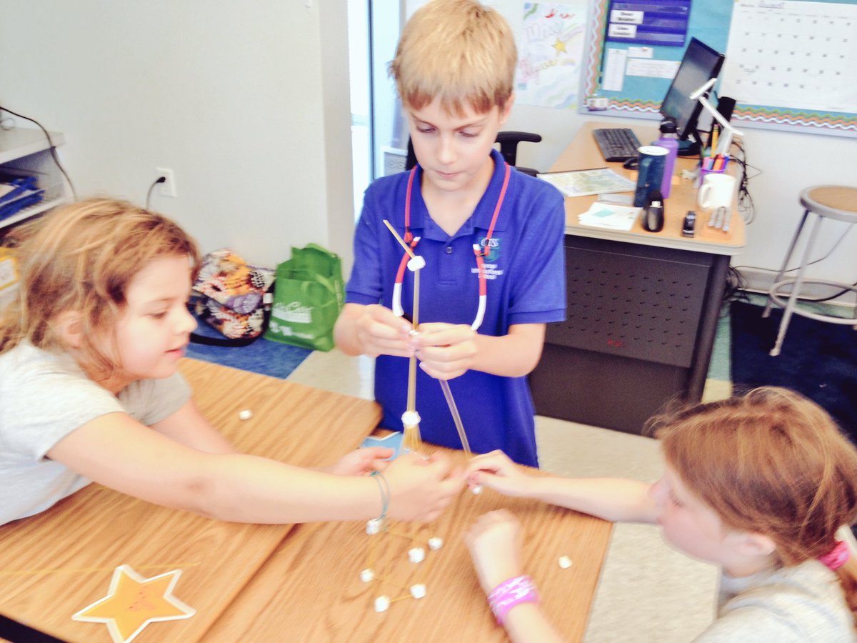 MbrockAlyssa's tweet photo. First week team building! How can we create the tallest spaghetti tower?#CISinspires https://t.co/3Oi4ql3QuF