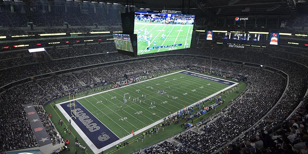 NFL's tweet photo. .@dallascowboys vs. @HoustonTexans preseason game relocated to AT&amp;T Stadium: https://t.co/kIXMYAZpim https://t.co/CDvJdL7rv5