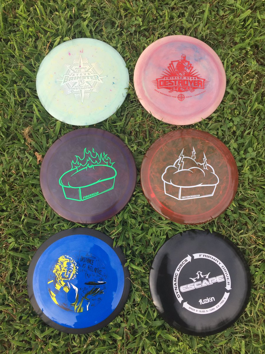 _SullyThrows's tweet photo. Got my birthday discs in the mail toady @InfiniteDiscs so pumped, can't wait to try'em out #discgolf #firebread https://t.co/f6ptW8omtU