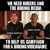 SimBoxing's tweet photo. @Gabriel_Montoya @DanielJacobsTKO Please help fans get a boxing videogame from some company! #boxing #videogamemedia #FightNight #videogames https://t.co/UPotCNmaLA