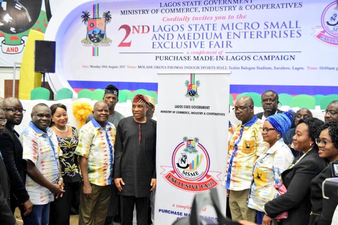 OladeleAdekanye's tweet photo. Today, I attended the 2nd Lagos State Micro, Small and Medium Enterprises Exclusive Fair. #LagosMSMEfair https://t.co/b1yOtQVcuG