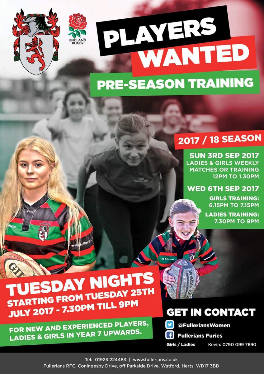 FulleriansWomen's tweet photo. Inspired by #WRCW2017 & You want to get involved. Come join us Tuesday or Sunday and just #bringit #thisgirlcan https://t.co/3WwtJMWa29 https://t.co/oZw5B9PRjm