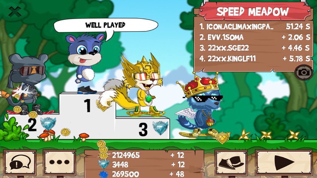 1SOMAx's tweet image. I just played a golden fox! #funrun2 #aClimaxingPANDA #SGE22 #KingLF11