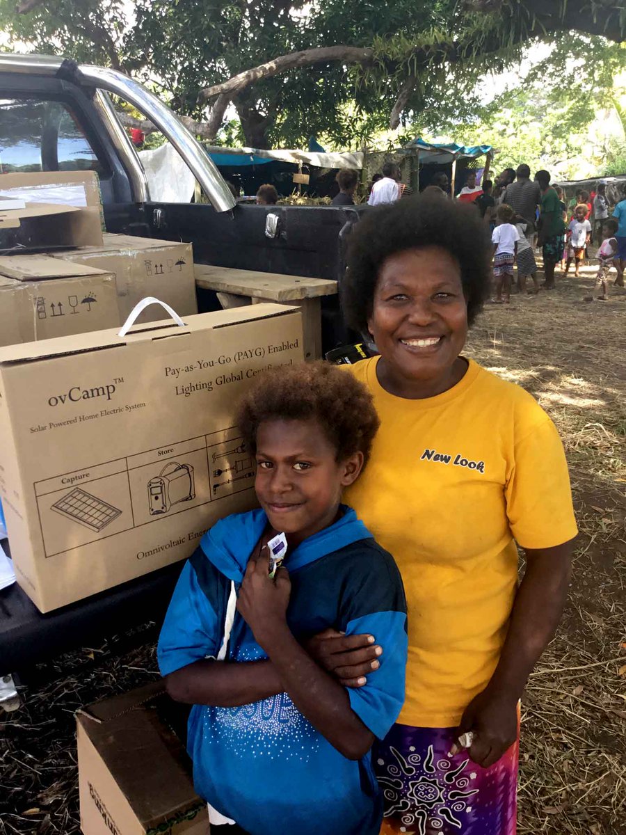 Rural Tanna Households Lit Up By #VanuatuRuralElectrificationProject. Full story here => goo.gl/FBGMyo. #solarpower