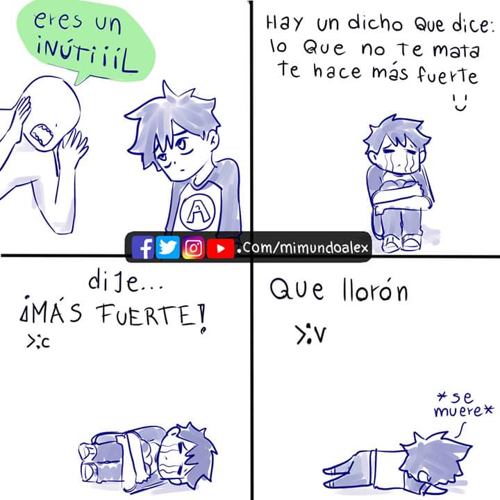 Pobre alex :'v
PD: sigueme para no perderte mis nuevos dibujos ;3
