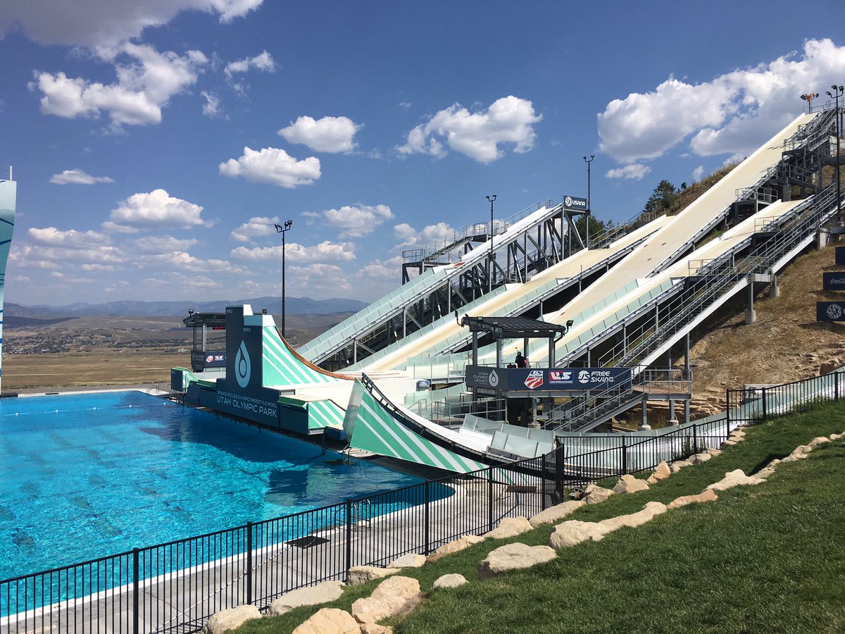 ceilfolz's tweet photo. Pretty great place even in the summer @TeamUSA @UtahOlympicPark #parkcity #readyforanotherone ⛷🥅⛸🏂🥇 https://t.co/S25J1pUPA0
