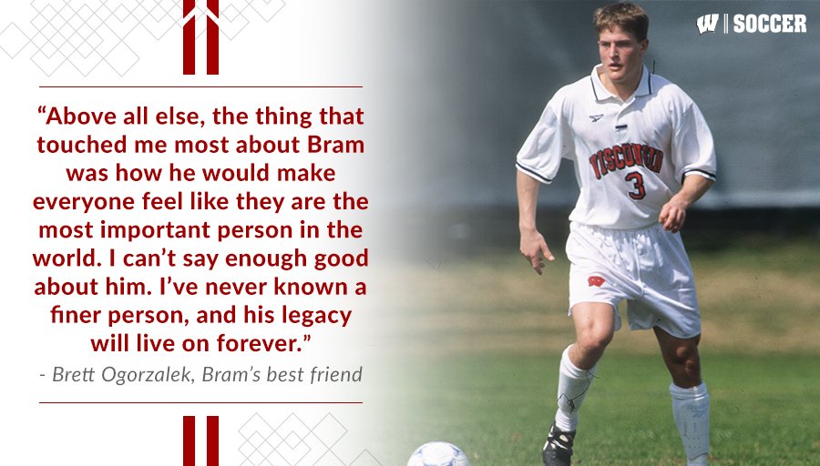 BadgerMSoccer's tweet photo. Throughout his life, Bram touched the lives of many people. Over the next week, several of those people will share what made him so special. https://t.co/qQ3e5i72m4