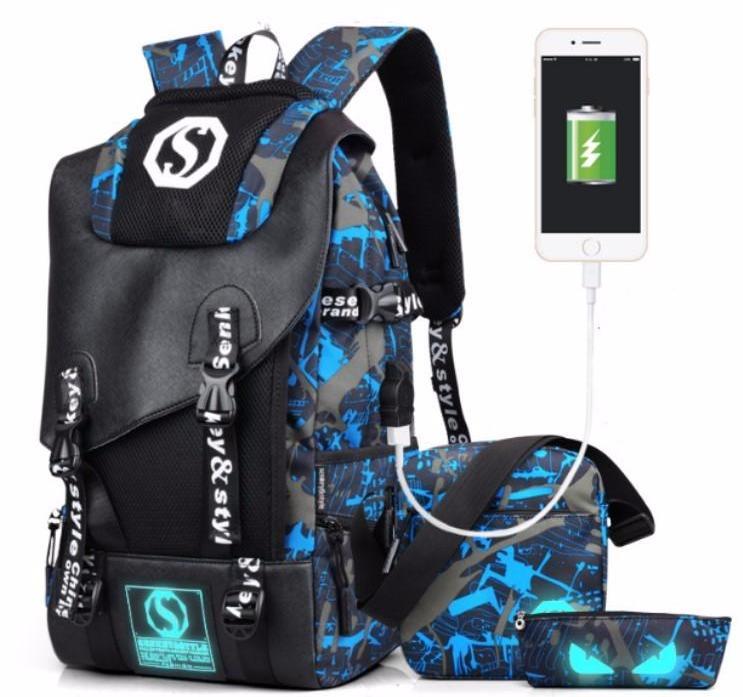 TrioBags's tweet photo. USB Charging Backpack + Shoulderbag + Pencil Case 
You can still win our #giveaway by signing up to our newsletter
https://t.co/fAesfSKgBx https://t.co/fw7CoDLag5