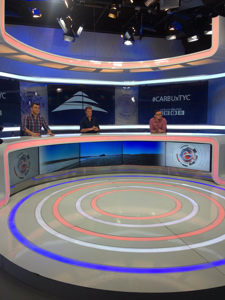 Presente en los estudios de <a href="/TyCSports/">TyC Sports</a> con <a href="/RegueiraLeo/">Leonardo Regueira</a> 👏🏻👍🏼👌🏻 gracias por la invitación. #CARBUxTYC