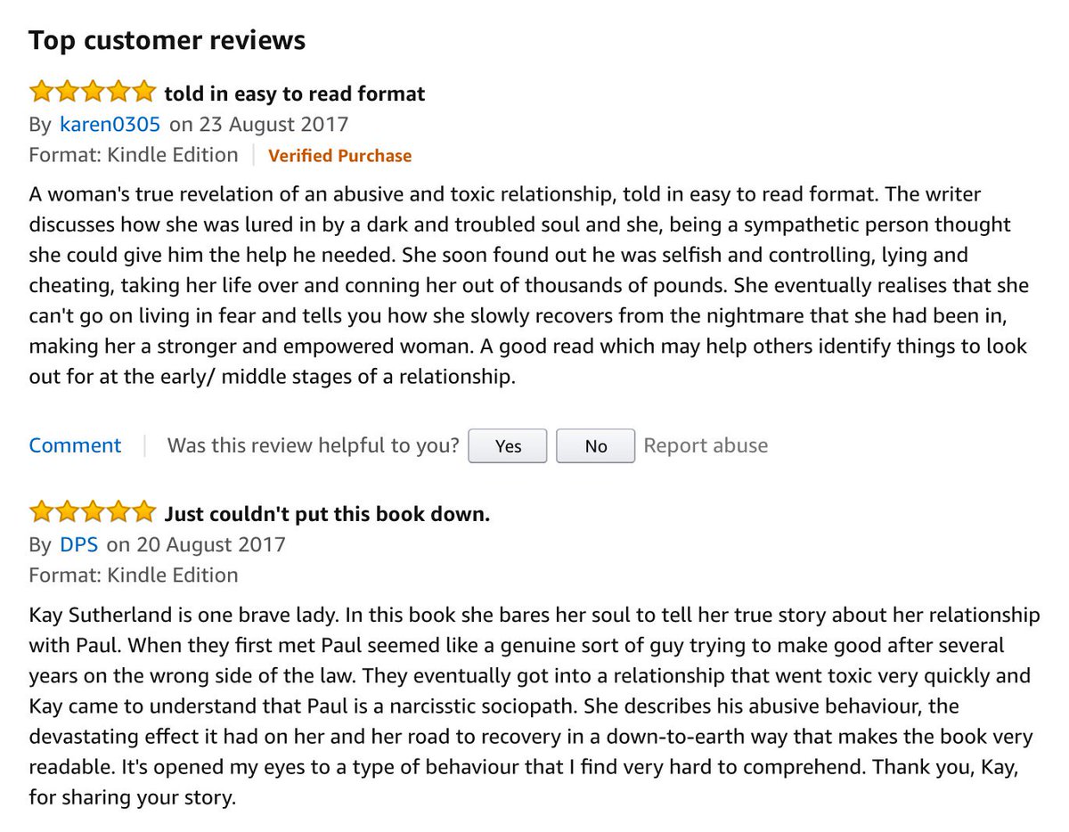 KaySutherlandau's tweet photo. #book #Reviews #IARTG #truestory #Narcissist #Amazon #Kindle #paperback Kay Sutherland Now that's what I call the truth https://t.co/l24A4UKIuU