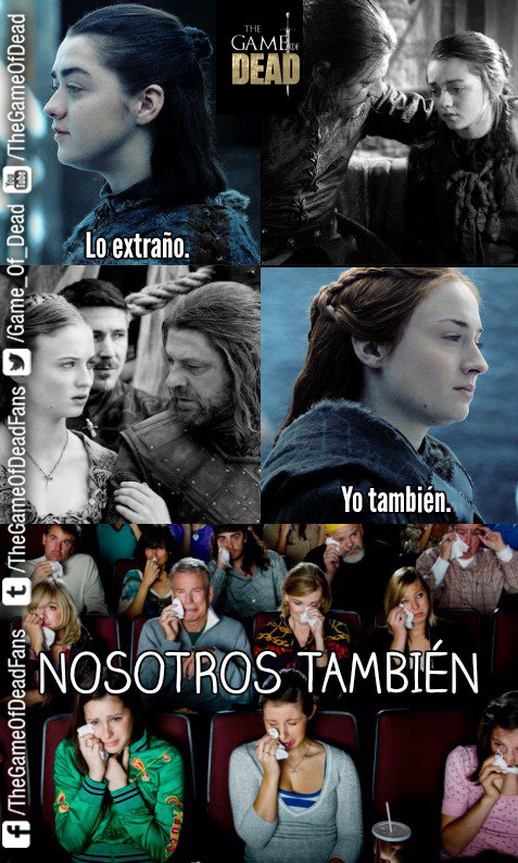 Game_Of_Dead's tweet photo. La fandom nunca te olvida Eddard Stark 🤧 #TheNorthRemembers
#GameOfThrones #JuegoDeTronos #GameOfThronesFinale #GoTS7 #GoT7x07 #GoTS7Finale https://t.co/W2taeDLLYN