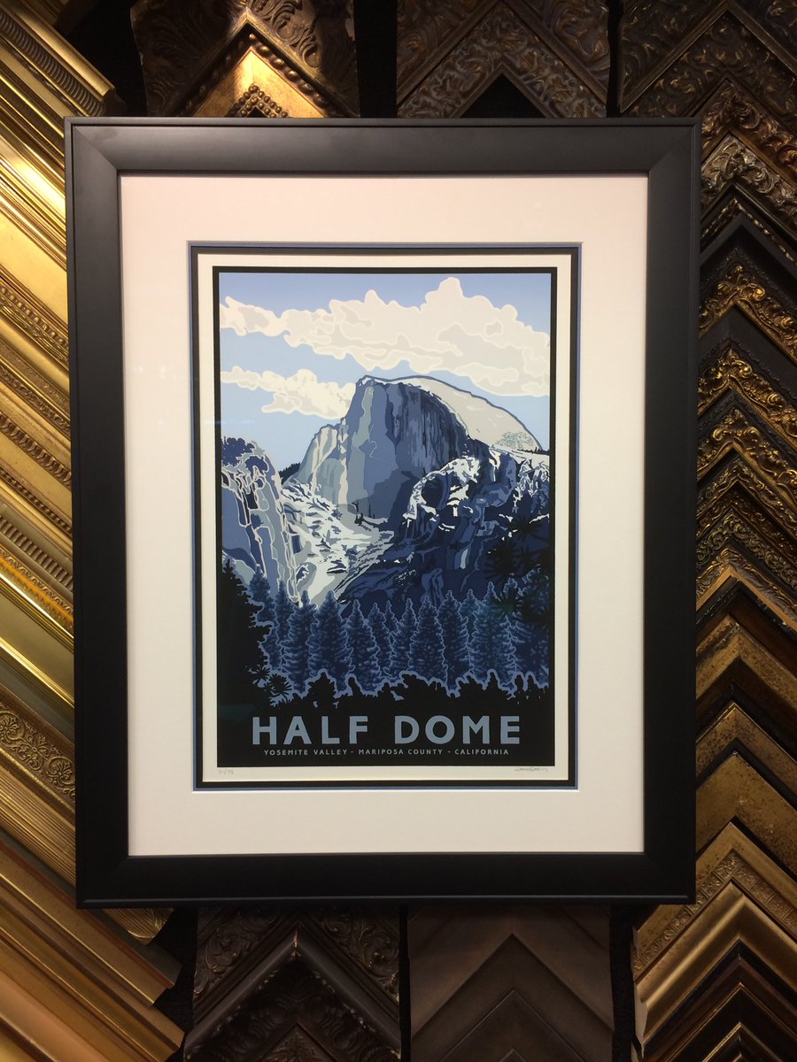 ChicoPaperCo's tweet photo. No way!! This secondary market Half Dome print is available too? Call the gallery 530-891-0900 to reserve it now. #halfdome #yosemite https://t.co/SqK9zW2XzE
