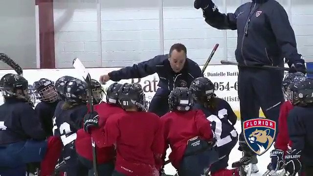 This Florida Jr Panther team had a very special guest at practice last week. https://t.co/pHw9pfa7Pz
