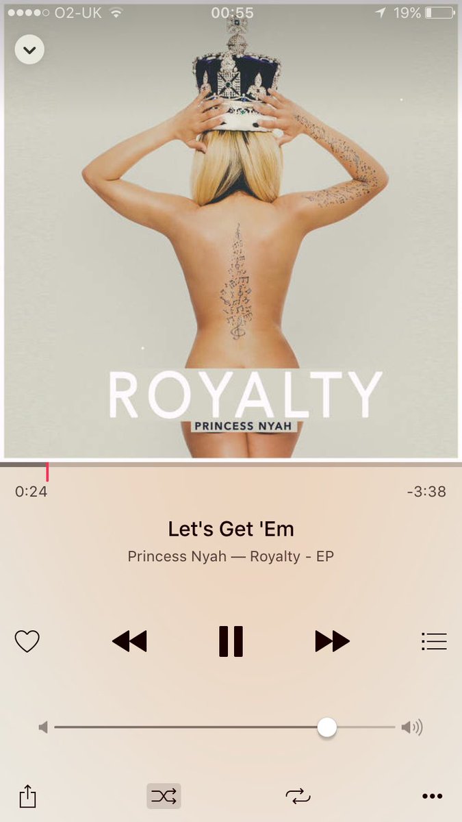 2britishnerdz's tweet photo. Currently playing this by @PRINCESSNYAH 😍 what a dope tune #princessnyah #music #vibe #currentmood 🔥♌️🔥 https://t.co/YG21a78vHh