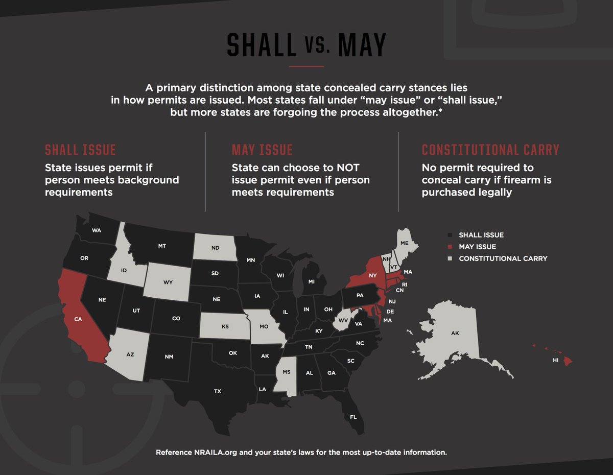 Springfield_Inc's tweet photo. "SHALL" vs. "MAY"—where does your state fit in? 

Get the full infographic: https://t.co/ZS6dJoJ8jQ https://t.co/tcCXBFwBdB