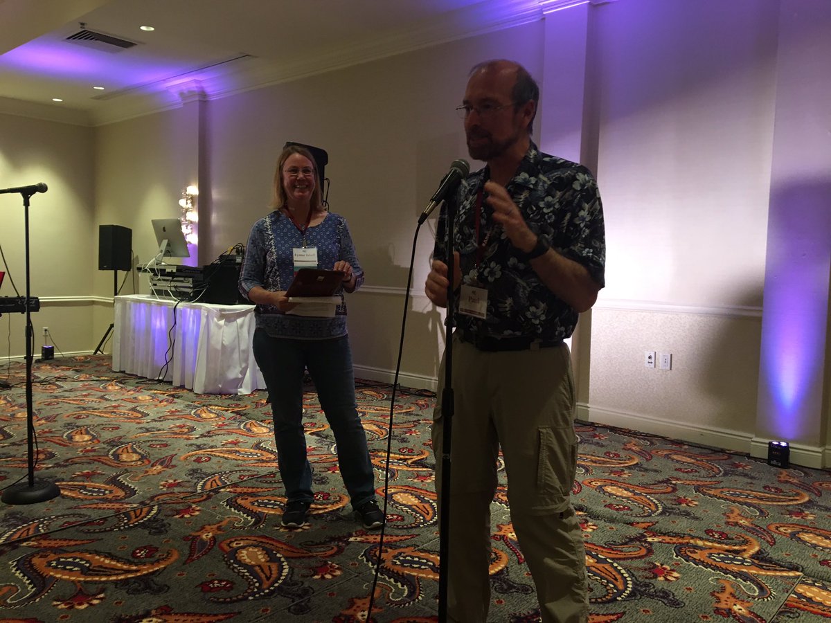 ASPvoice's tweet photo. Paul Garber wins the @ASPvoice Distinguished Primatologist Award for 2017!! #aspdc2017 https://t.co/vPnrjezVbz