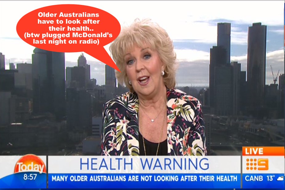 HelperWitch's tweet image. #CashforComment or funded holiday in the Bahamas. Celebs are ALL on the take!

McDonald's plug on the oldies' radio program