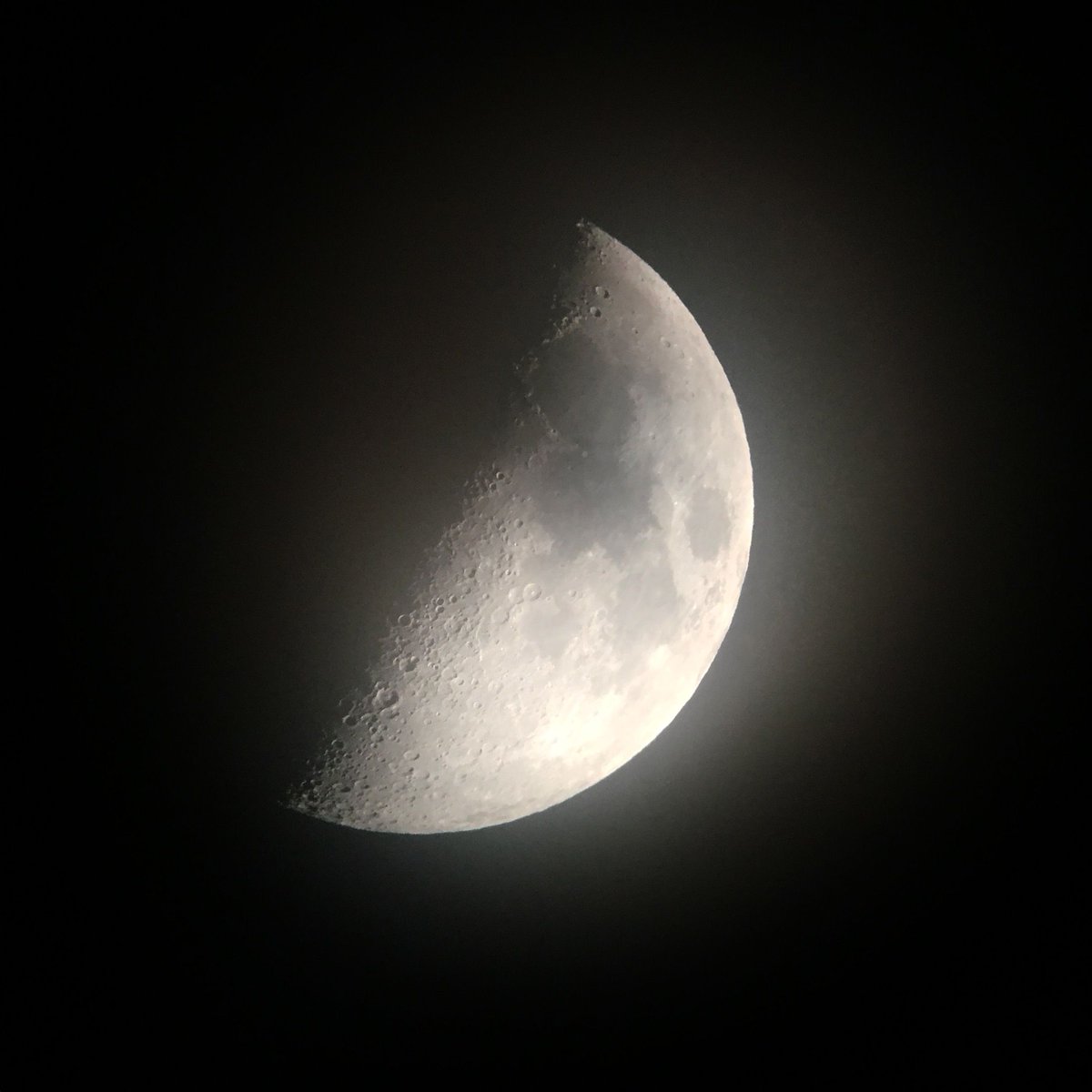 Image result for hazy half moon