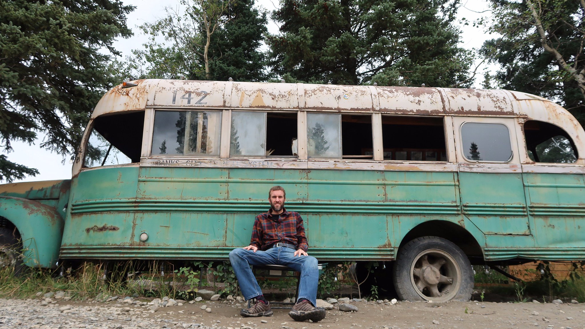 Gabriel Morris on Twitter "At the "Into the Wild" bus in Healy, Alaska
