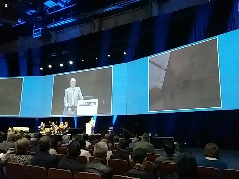 Hearing about the link between music and medicine. #AMEE2017 Let the harmony begin!@DeakinMedicine