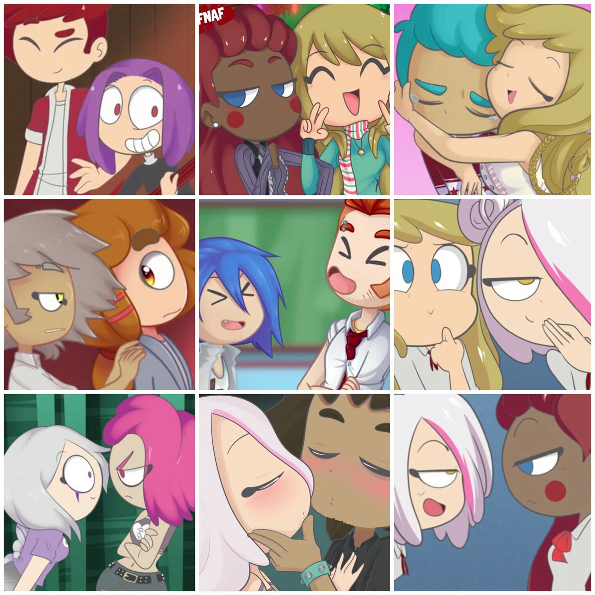 DoodlesChom's tweet photo. RT En 10 segundos o tu OTP nunca sera canon #FNAFHS 737 https://t.co/Z0xr2SmyWa