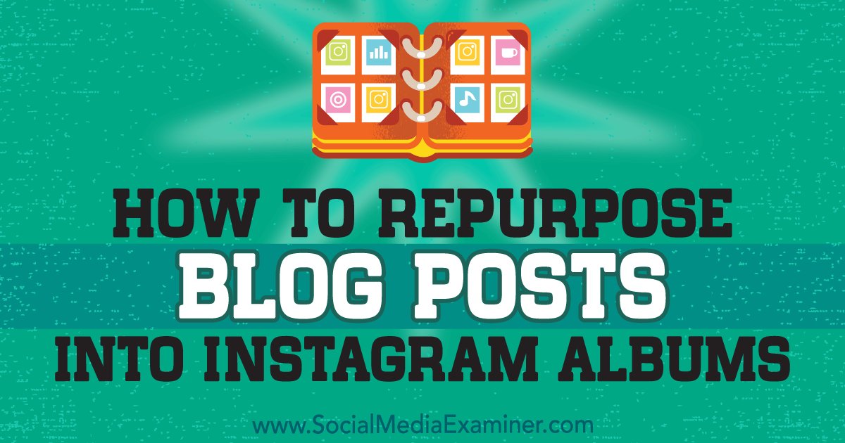 4sightdirect's tweet image. How to Repurpose Blog Posts Into Instagram Albums 
 bppro.link/?c=QTd