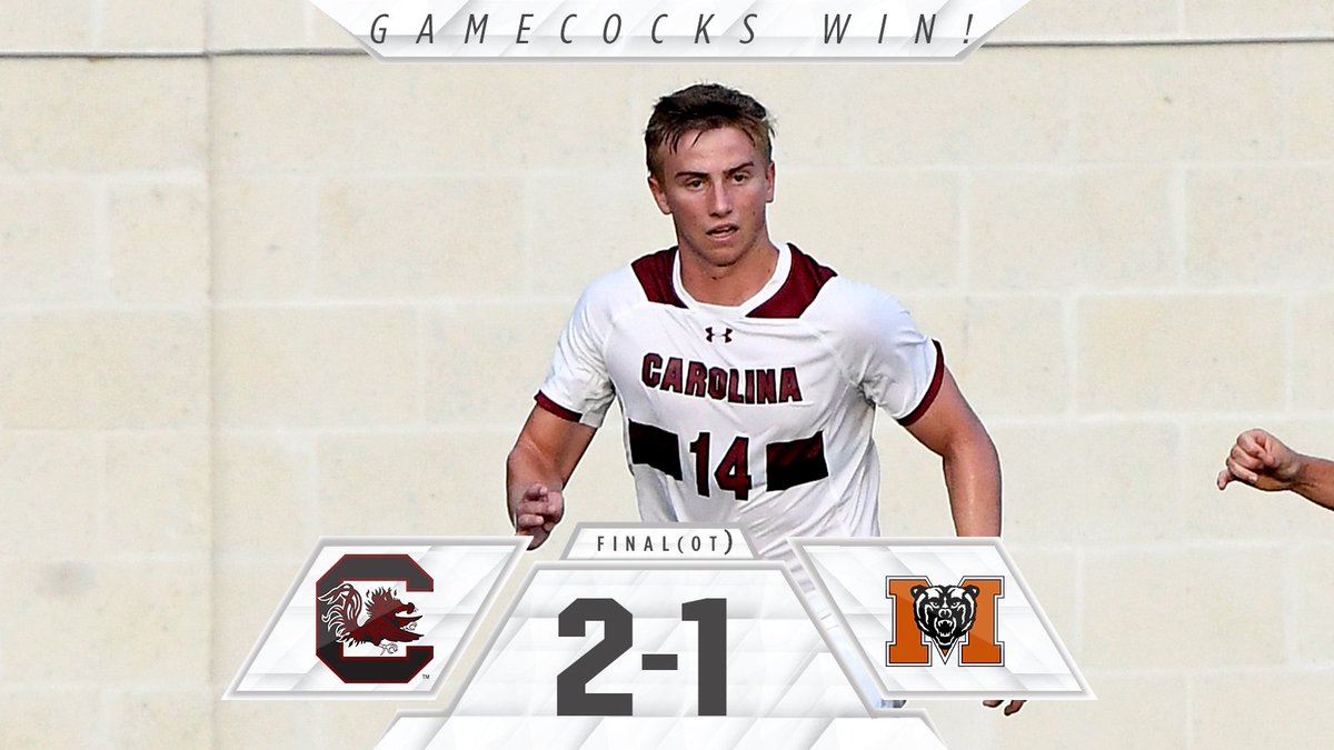 GamecockMSoccer's tweet photo. 100' | GOOOOAL!!!! SC scores with 5 seconds to go to win it! Mayr with a 🎯 from deep saved, then knocked in by Sukow off rebound. #Gamecocks https://t.co/vpEmtfBKns