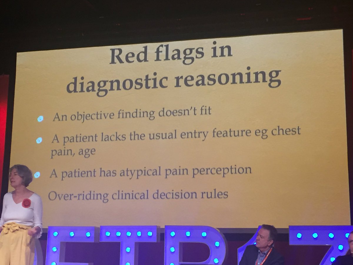 Turtle1doc's tweet image. Brady: listen to red flags in diagnostic reasoning #DFTB17