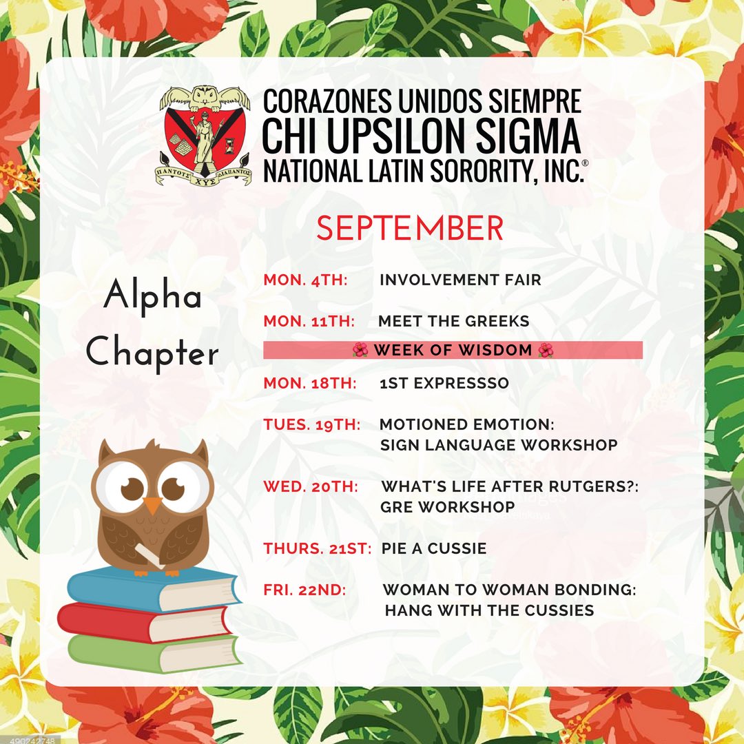 CUS_Alpha's tweet photo. #WeekOfWisdom is right around the corner...👀⏰ #CUSAlpha https://t.co/y718jm4gcy