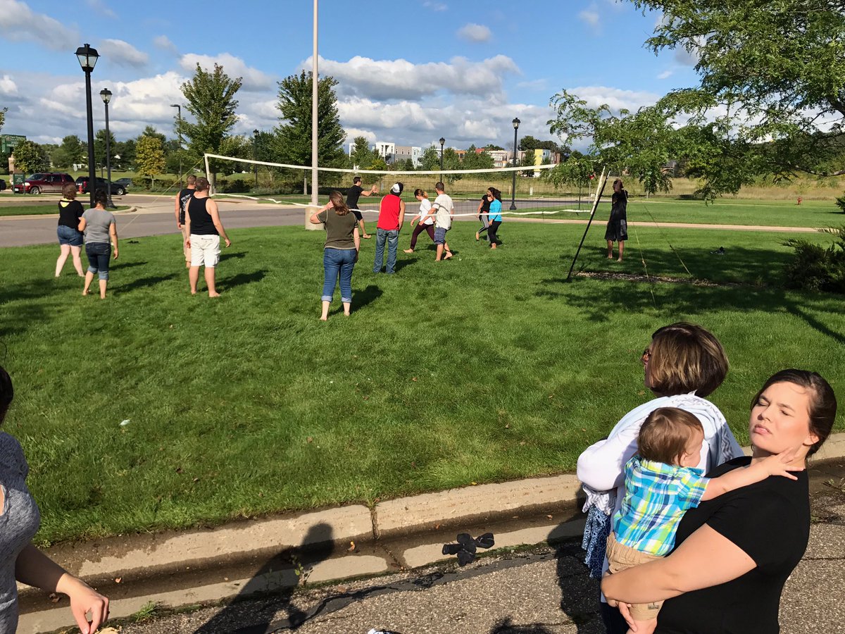 What a stellar team I have!! Family Fun!! #bestteamever #thisisnorthfield #operationbackpack <a href="/KaylaStuefen/">Kayla Stuefen</a> @Paige_Kristine <a href="/DaleVenteicher/">Dale Venteicher</a>