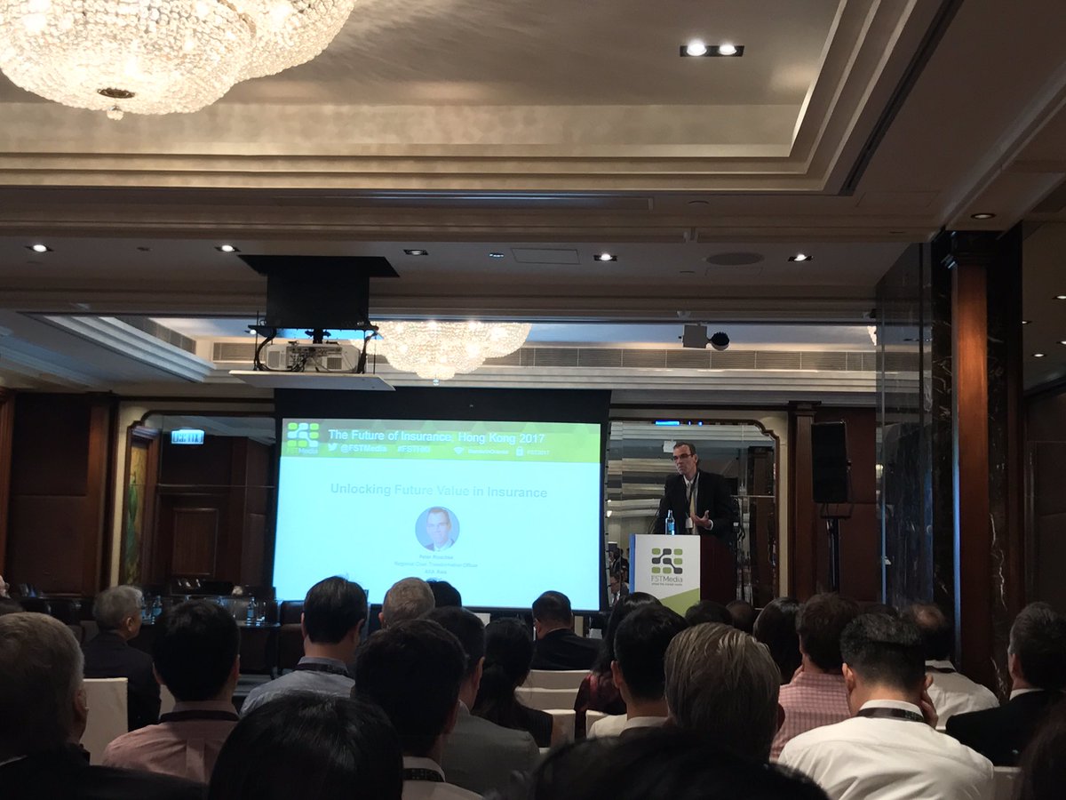 SimonLsr's tweet photo. "What if insurance providers partner with their customers to reduce risk ?" Peter Roschke #AXA, #FSTHKI #Insurance #FutureOfInsurance https://t.co/typ7QTaTZO