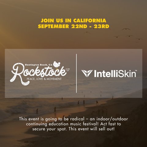 IntelliSkin's tweet photo. Join us at RockStock for two days of peace, love and movement! Get your tickets and learn more here: https://t.co/tgQO1mdnCL https://t.co/eZk5v99yfl