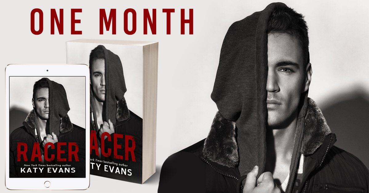 authorkatyevans's tweet photo. One month and Racer is LIVE!! Be ready. ❤️
iBooks: https://t.co/KoVDokP4YV
Kindle: https://t.co/7lWPRSEdBu
BN: https://t.co/mwyKz6ZfTA https://t.co/zr0TkvK4ax