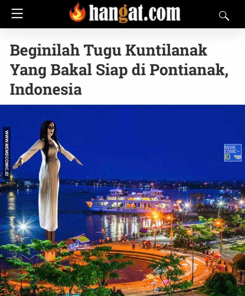 Gak perlu ditutup kain putih lagi, karena Mbak Kunti dasternya udah  putih..