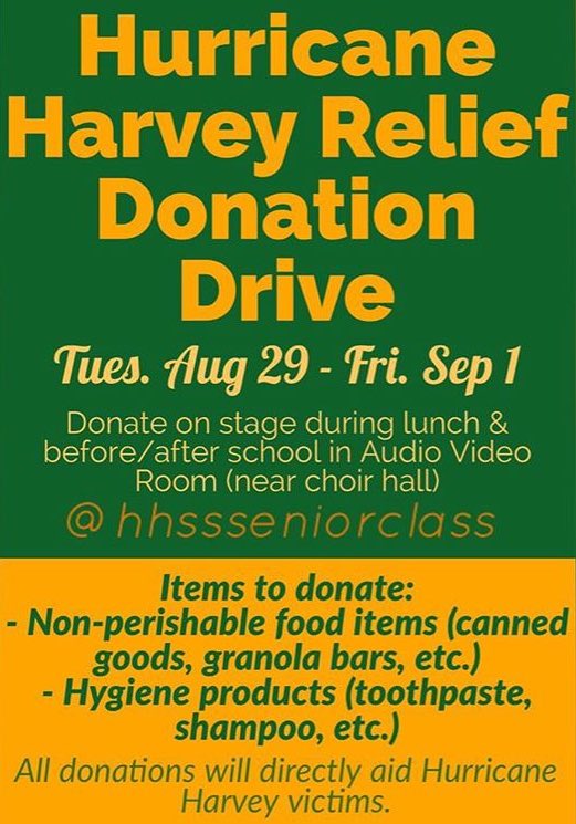hhss_students's tweet photo. Any donation helps! Help us spread the word! https://t.co/g0YcuSl9Kv