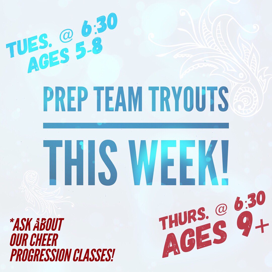 ARCheerDynamix's tweet photo. SIGN UP FOR HALF-YEAR TRYOUTS THIS WEEK! Can't wait to see you at our Bentonville Locationโค๏ธ๐ #iA #BetterTogether #NWACheerUnity #OneGym https://t.co/nbtmZgVmw0