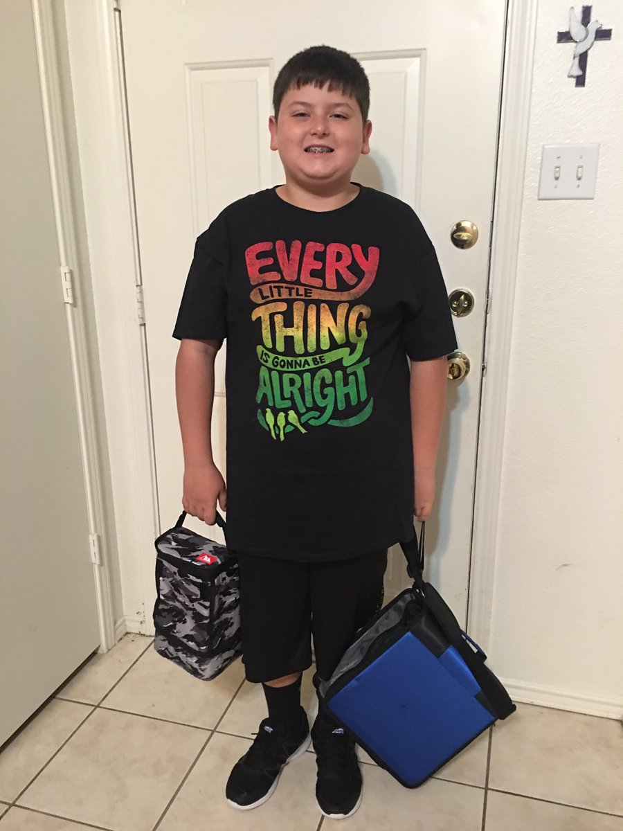 sherrigrace's tweet photo. My 8th grader and my 8th year teaching!! We both had a great day at school!!! We are going to have an amazing year!!!  #whywisd #mmeroos https://t.co/Ew0PhDZYKj