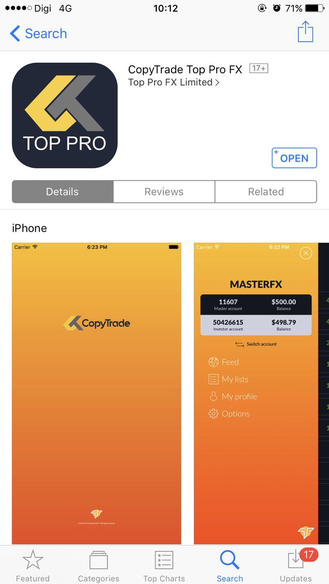 ThePlanBfx's tweet photo. GOOD MORNING GUYS! ADMIN DENGAN HAPPYNYA HARINI NAK SHARE KAT KORANG YANG COPYTRADE IS NOW AVAILABLE KAT APPSTORE!!!

#TopProFX
#CopyTrade https://t.co/IGevfaRkvF