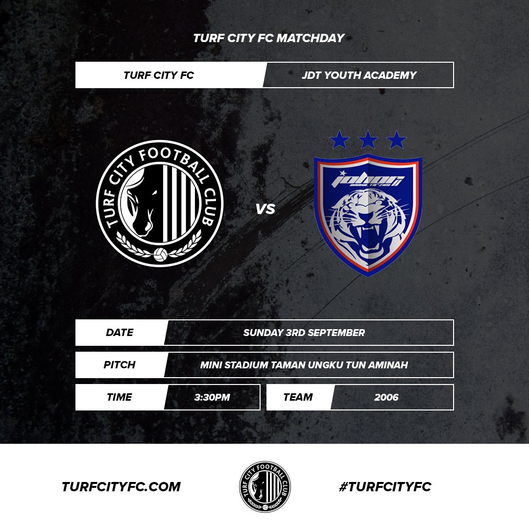 turfcity_fc's tweet photo. Who's ready for the new #TCFC season? #TurfCityFC face #JDT and #ANZA in friendlies this Sunday, 3 September! https://t.co/kH5QwD0c1p