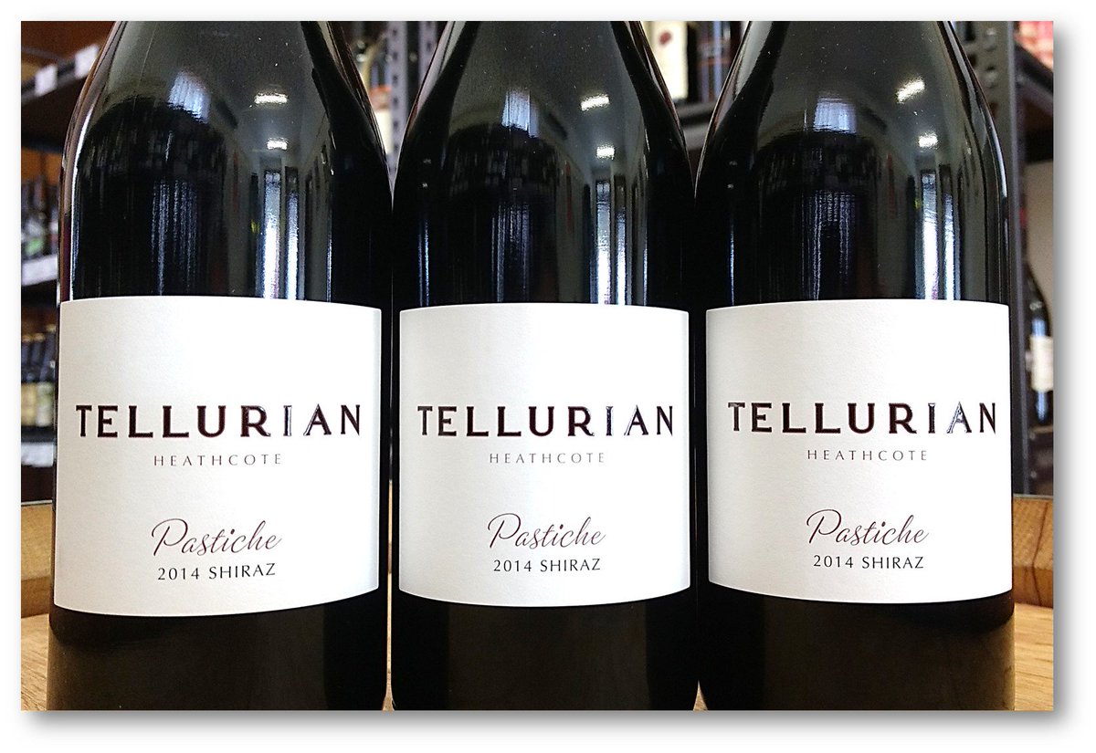 Wine of the Week: Tellurian 2014 'Pastiche' Shiraz from <a href="/HeathcoteShiraz/">Tellurian Wines</a> 
#lovevictorianwine #castlemainecentralwinestore #allthebest