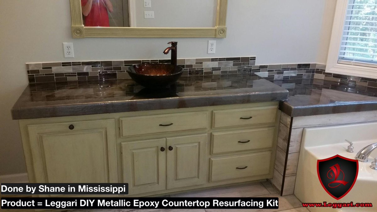 Leggari Products On Twitter Diy Epoxy Countertop Resurfacing Kits Order Yours Today And Transform Any Counter Kitchencounter Kitchen Bathroom Bathroomcounter Https T Co 0fmgzcs2rt