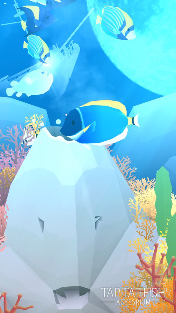My Powder Blue Tang:) 
#taptapfish
Download: onelink.to/jhe4sh