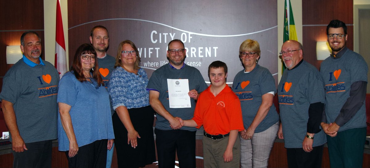 The <a href="/City_SC/">Swift Current</a> Council proclaimed Sept. 3-9 as Saskatchewan Abilities Council Awareness Week in #SwiftCurrent.  <a href="/SCAbilities/">SaskAbilities SC</a>  #BetterTogether