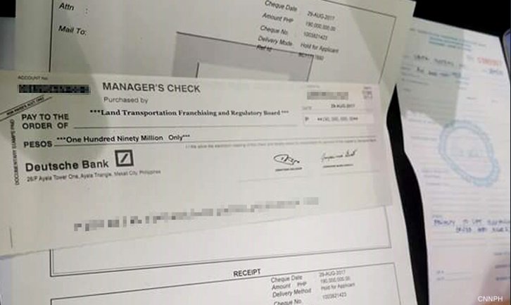 Cnn Philippines Look Uber S 190 M Payment And Ltfrb S Receipt Of Payment T Co Sdo55hwvgt