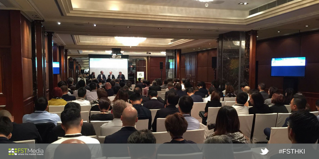FSTMedia's tweet photo. Interesting panel discussion this morning at #FSTHKI with the transformation leaders from #AXA #Manulife #Sunlife and #Cyberport. #insurtech https://t.co/H5A826OqXQ