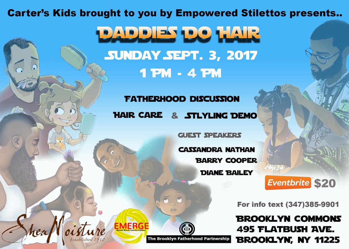 bkkisha's tweet photo. Proud 🗣#Dads bring your daughters to this #Backtoschool event #Daddiesdohairbk @Fathersincorp @Fatherhoodgov @NYCyoungmen @DoveSoars #DTYCTS https://t.co/XOAVQsiUNb