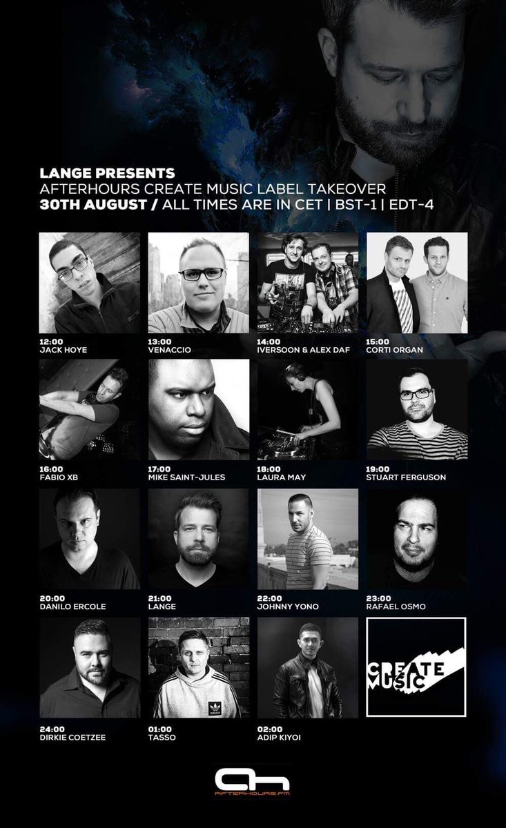 TUNE IN this Wednesday to AH.FM as I join <a href="/djlange/">Lange</a> + friends for the #CreateMusic Takeover! Catch my set at 1pm PST / 4pm EST / 9pm UK! 🎧