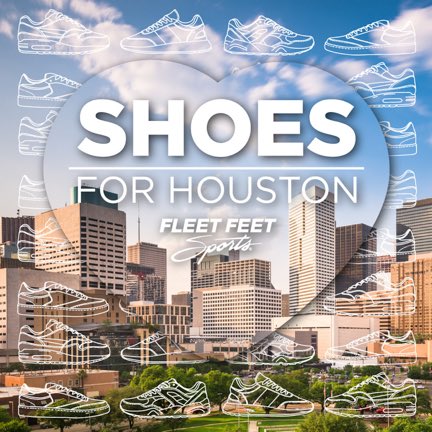 We are taking gently used shoe donations as well as new sock donations for our friends in Houston this week and next! #shoesforhouston