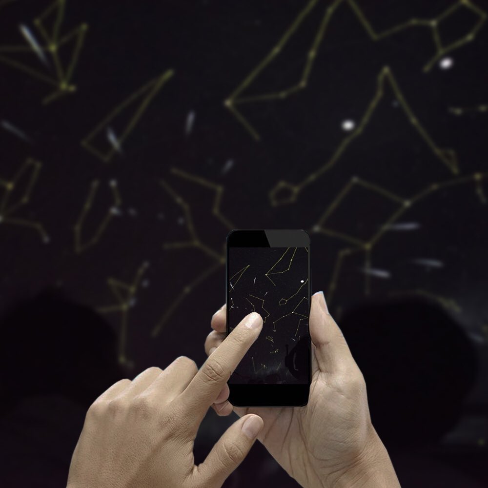 PlanetariumIMI's tweet photo. Star constelation inside our Planetarium. https://t.co/6sH6iKGyKO
