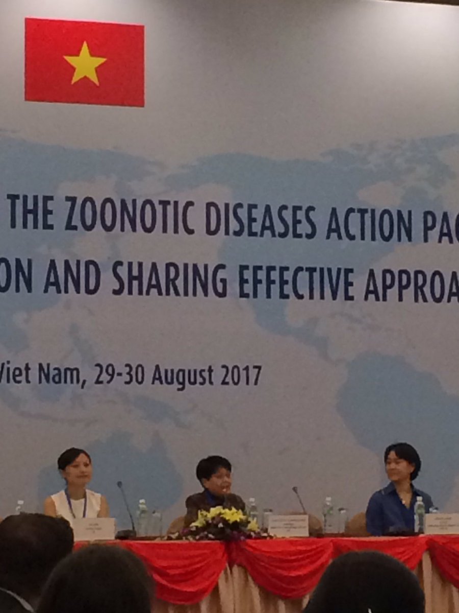 pawinpFAO's tweet photo. Sharing experience, facilitate collaboration. #FAO at 3rd Conference for Zoonotic Diseases Action Package, Da Nang https://t.co/V2T0Vbk4rL